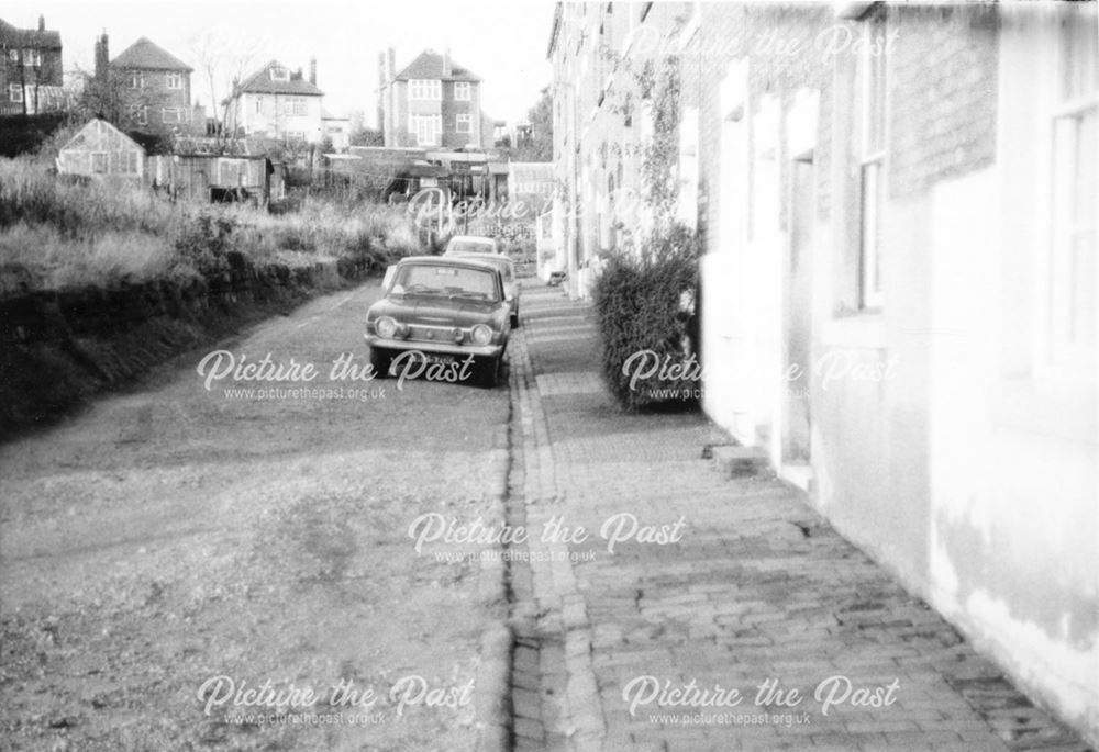 Lavender Row, prior to road improvements, Darley Abbey