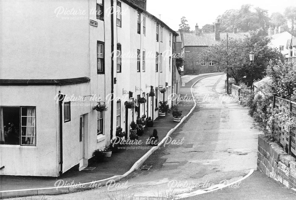 Cottages built for workers at Evans' Mills