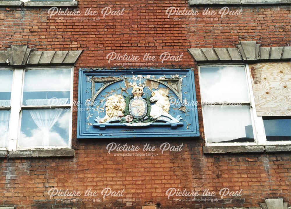 Plaque on the Old County Hotel, St Mary's Gate