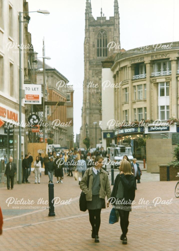 Junction of Market Place and Irongate looking North.