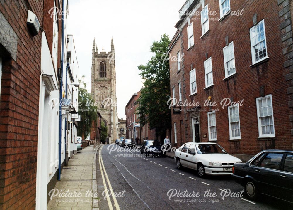 View towards Derby Cathedral