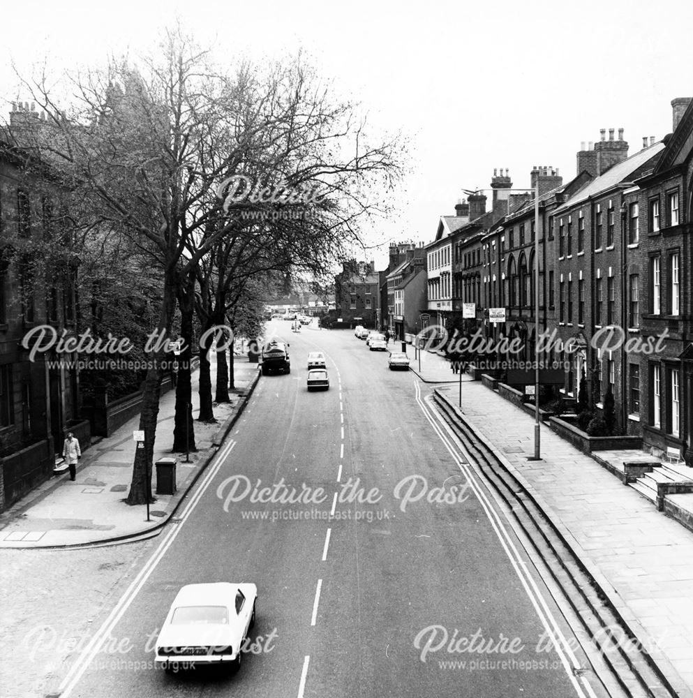 Friar Gate from the railway bridge