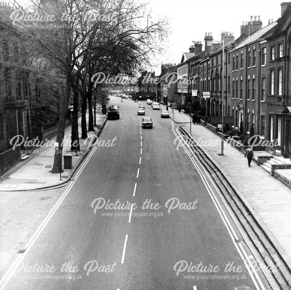 Friar Gate from the railway bridge