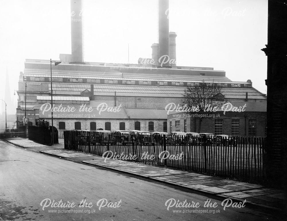 Car park next to Derby Electric Power Station