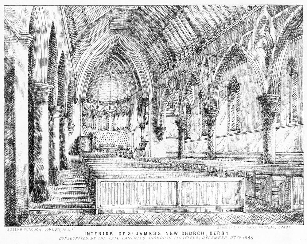 Interior of 'St James's New Church'