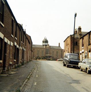 Oxford Street, showing Royal Crown Derby Porcelain Factory