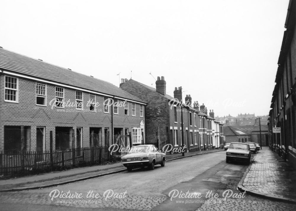 The Corner of Farm Street - Pittar Street during the construction of new housing
