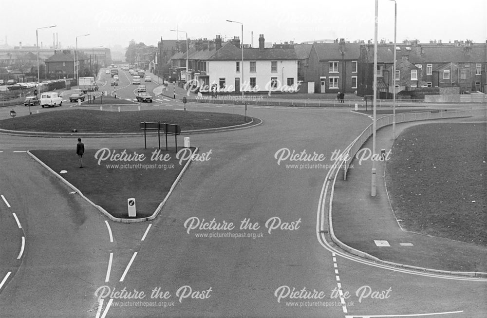 Wilmorton Traffic Island at London Road - Ascot Drive - Harrow Street junction