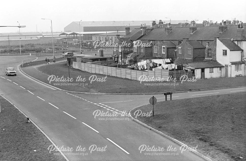 Wilmorton Traffic Island at London Road - Ascot Drive - Harrow Street junction