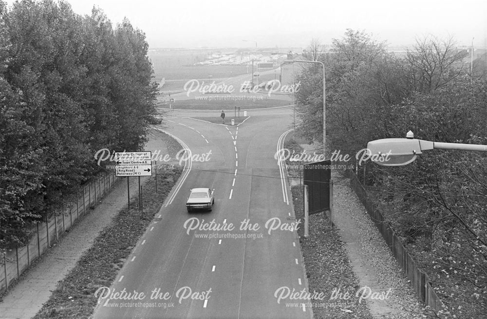 Wilmorton Traffic Island at London Road - Ascot Drive junction