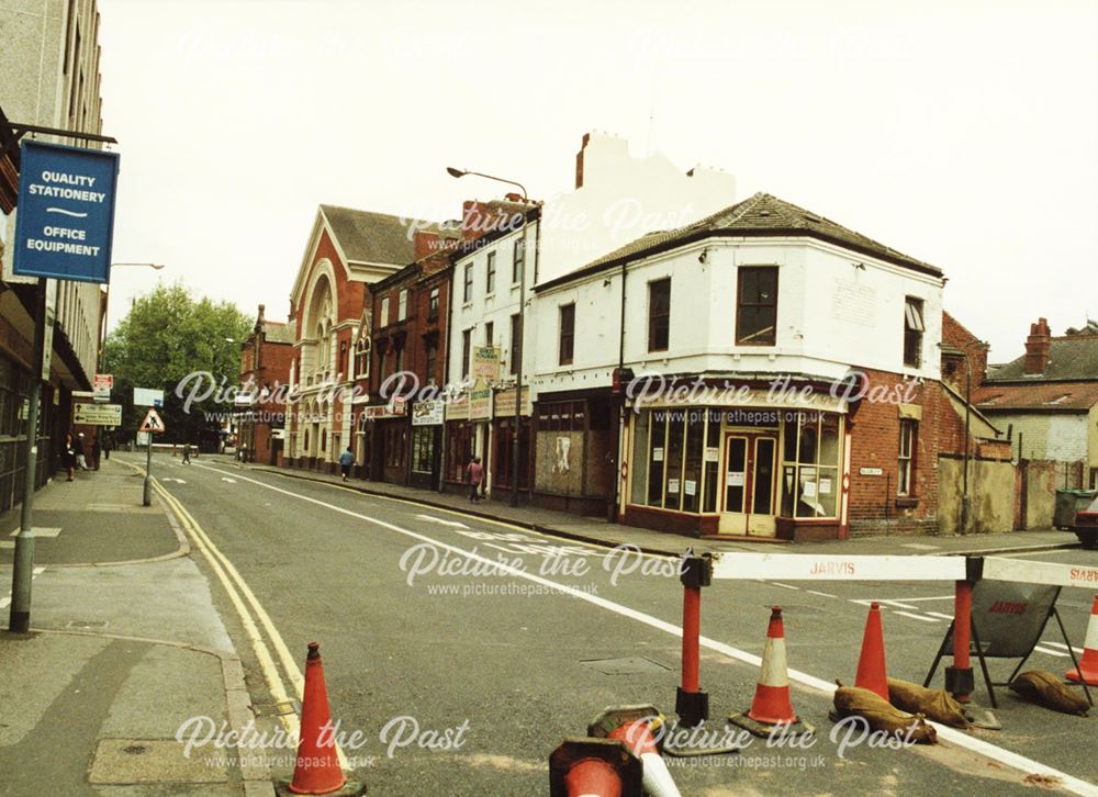 Curzon Street looking towards Friar Gate