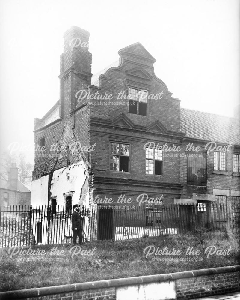 An old Queen Anne period-Dutch gabled house in St Peter's Churchyard