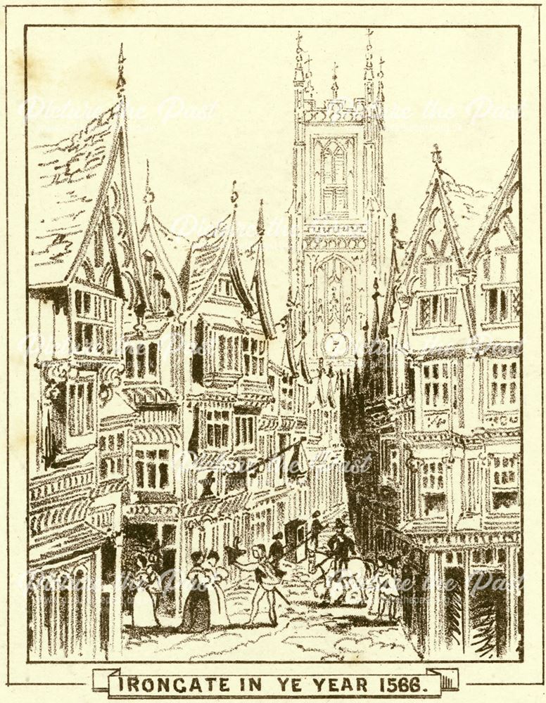 An imaginary view of Irongate c 1566