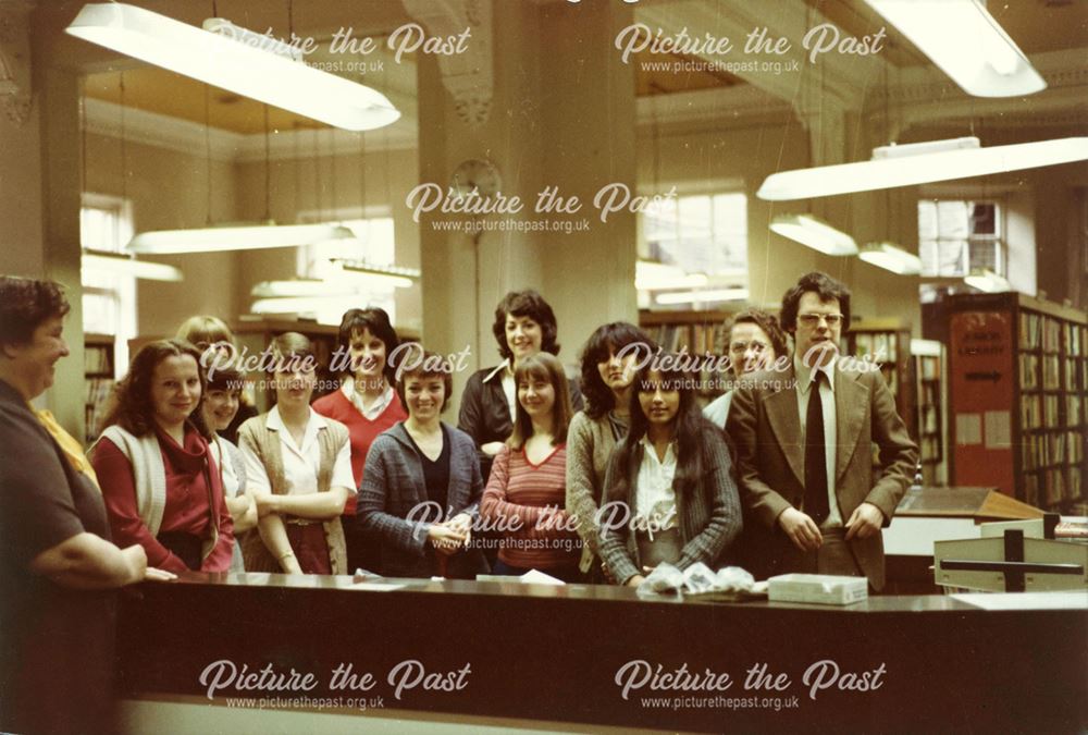 Derby Central Library - Library Staff 1981