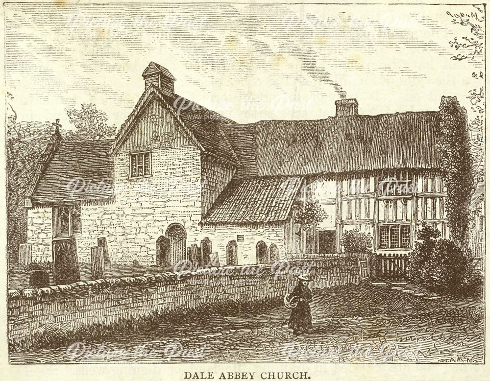 All Saints' Church, Dale Abbey, c 1800s-1890s?