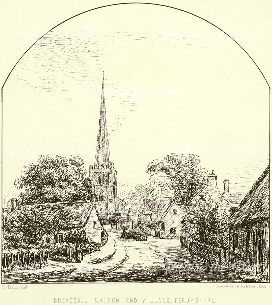 Village and All Saints Church, Breadsall