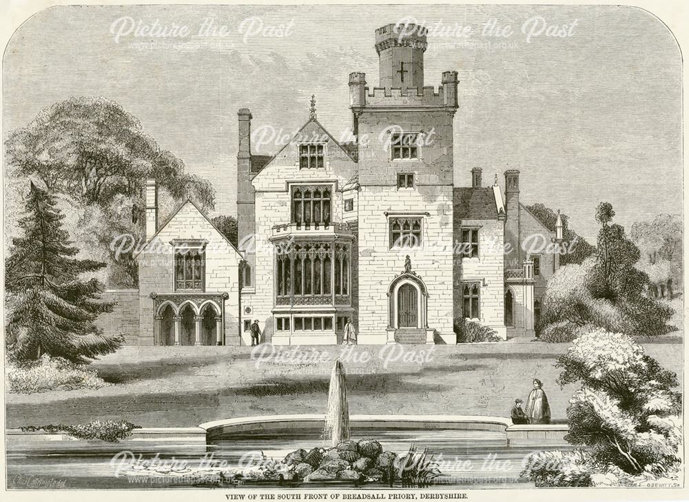 South front of Breadsall Priory