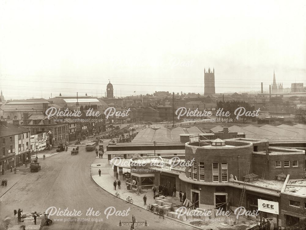 Derby bus station under construction