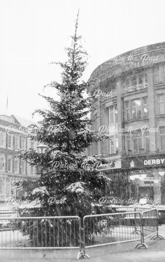 Market Place covered in snow