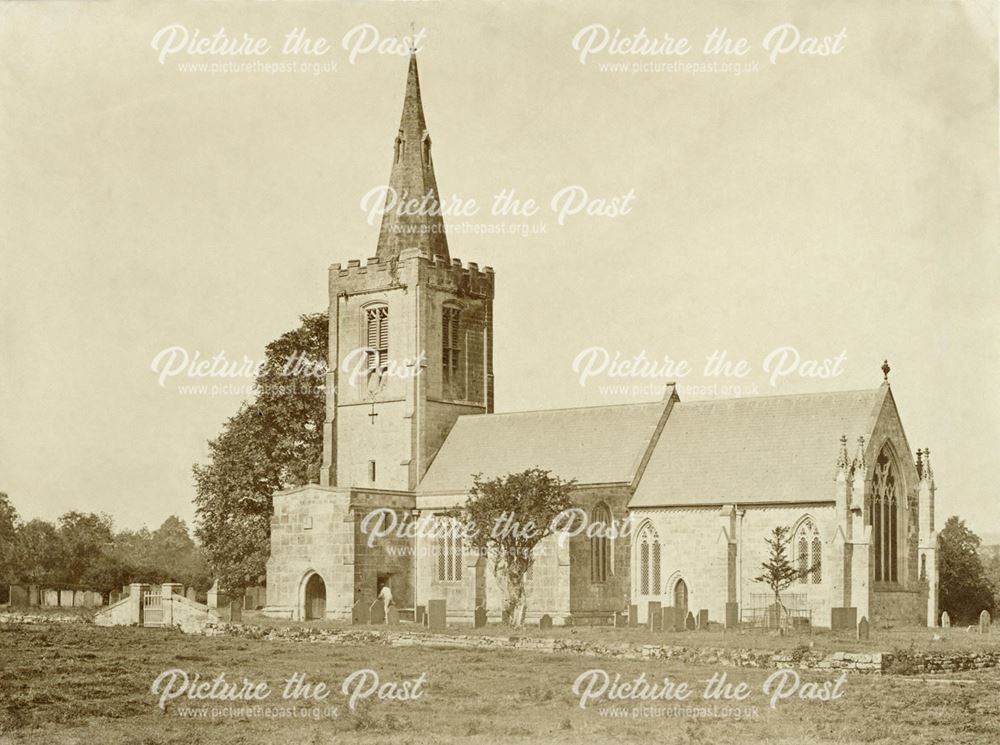 All Saints Church, Church Lane, Mackworth Village, Derby, c 1855-60