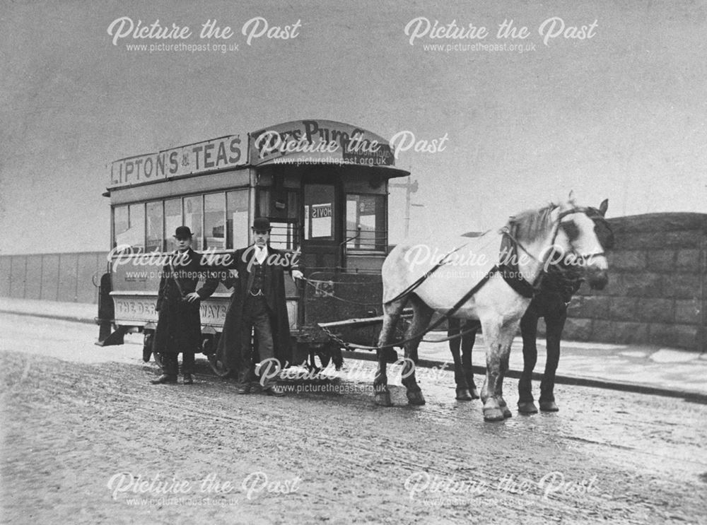 Derby Tramways Company horse tram No.12