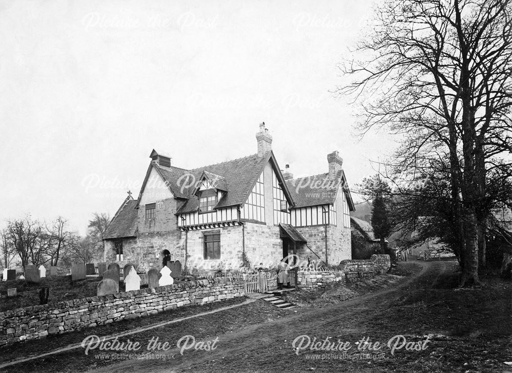 All Saints Church, Dale Abbey, c 1900