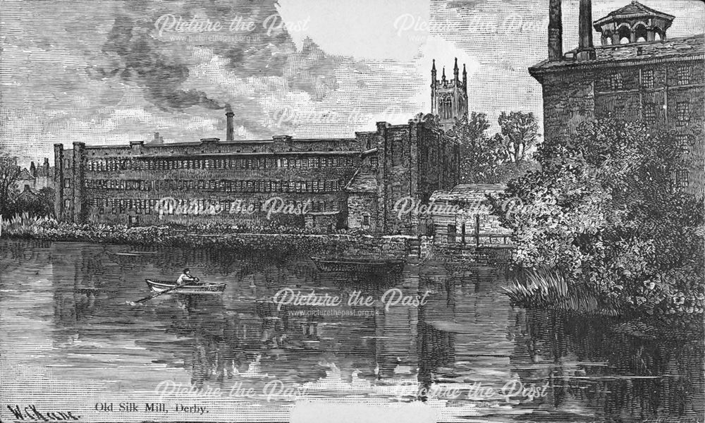 Derby Power Station and Silk Mill, c 1890s ?