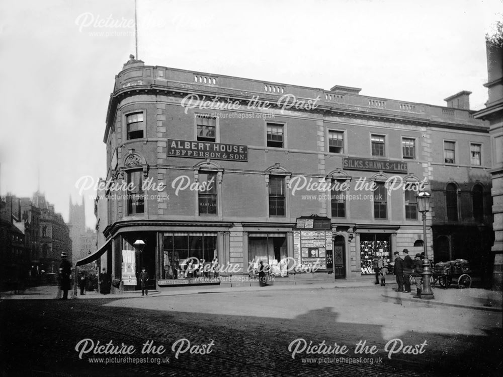 Albert House - Jefferson's Haberdashery Shop, Albert Street, Derby, 1882