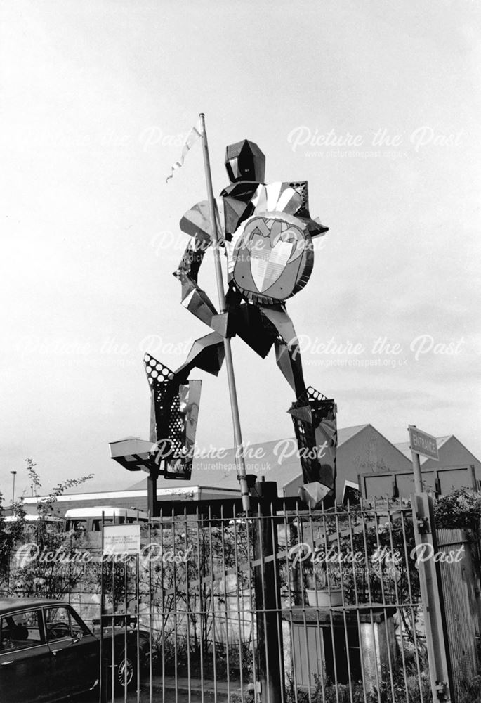 Scrap Man' statue - Thomas Hill and Co's Scrapyard, Derby