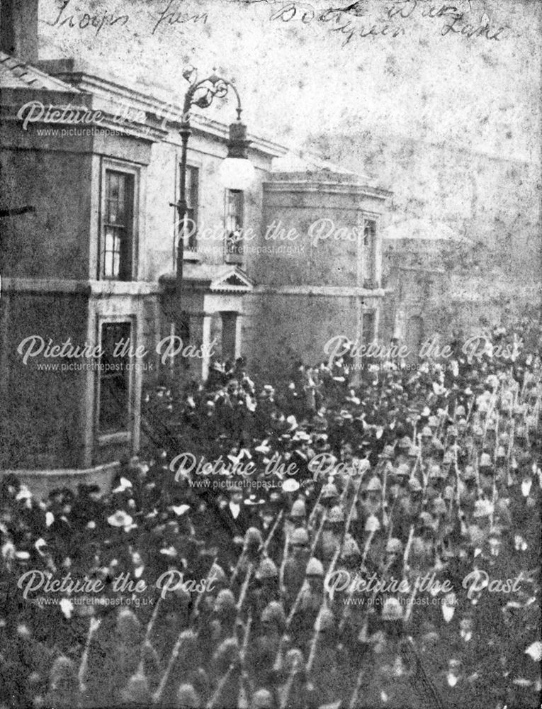 Sherwood Foresters or Imperial Yeomanry ? returning from the Boer War