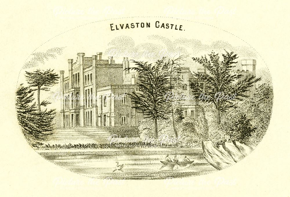 Elvaston Castle, view from the lake