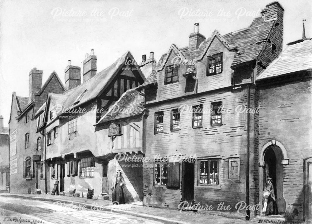 Old houses on St Michael's Lane