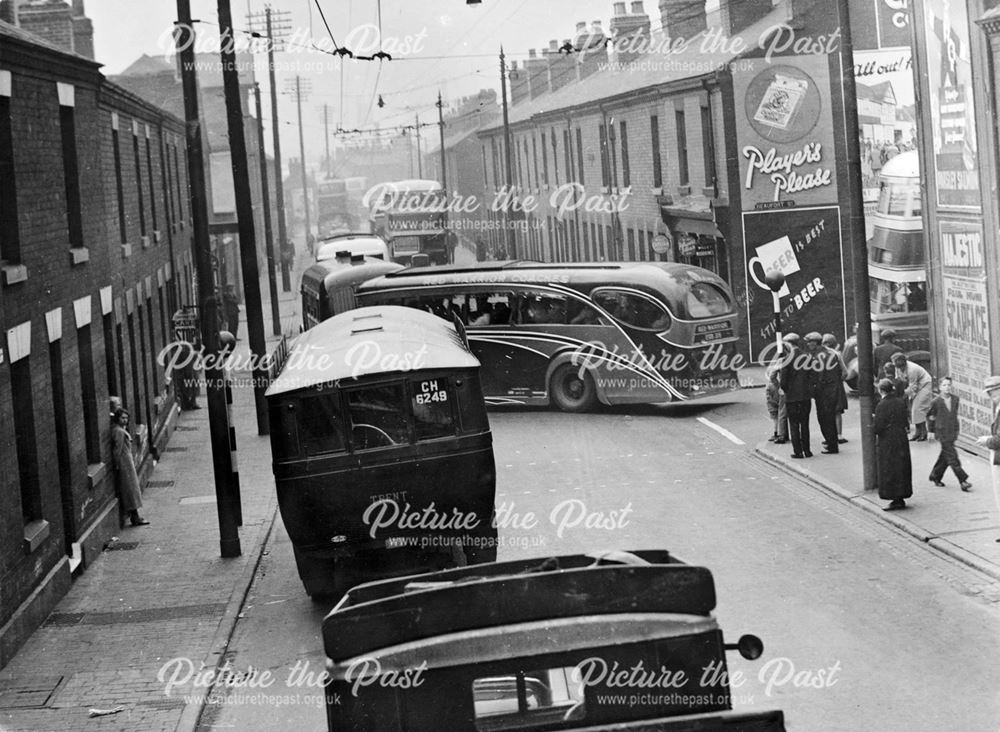 Traffic congestion on Nottingham Road