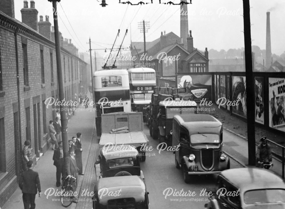 Traffic congestion on Nottingham Road