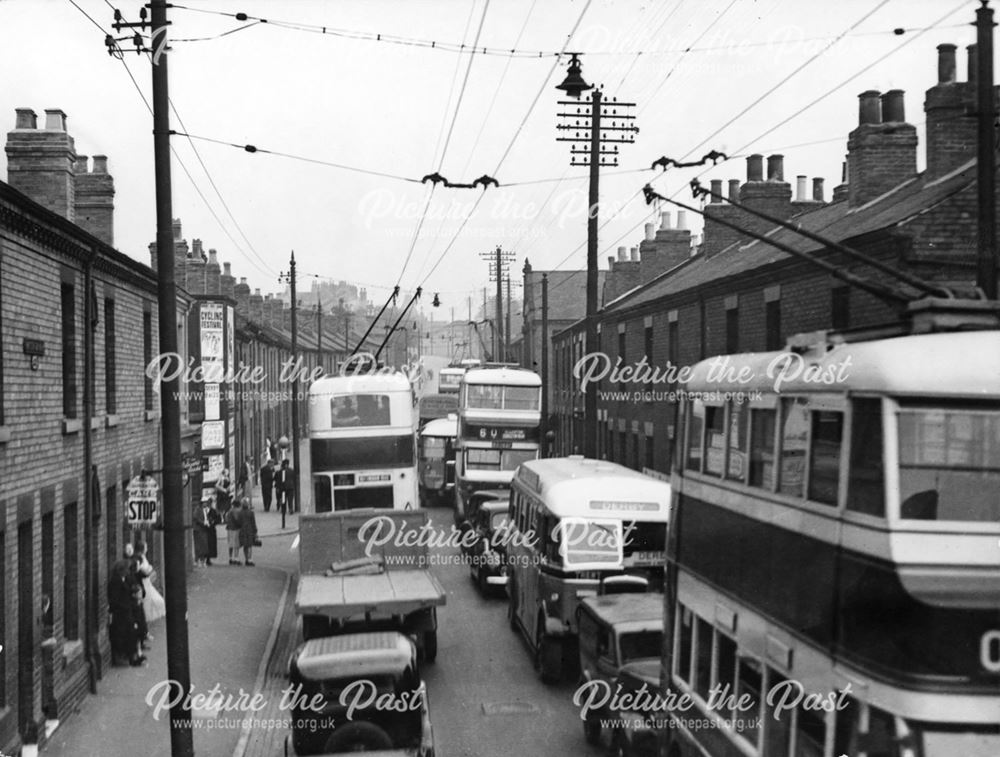 Traffic congestion on Nottingham Road