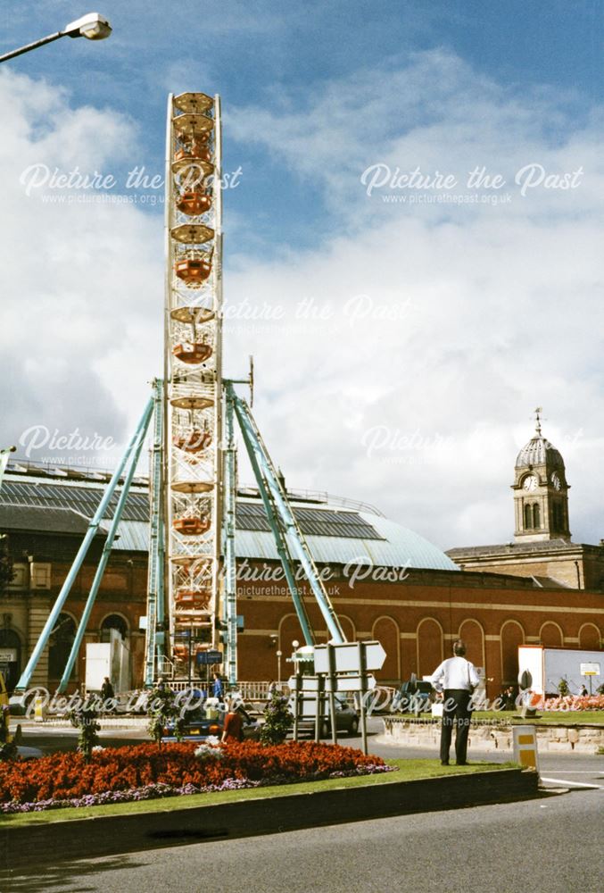 Big wheel at Derby Fair - beside the Market Hall