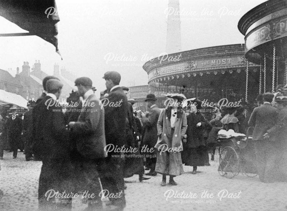 Derby Fair - on the Morledge - c 1902