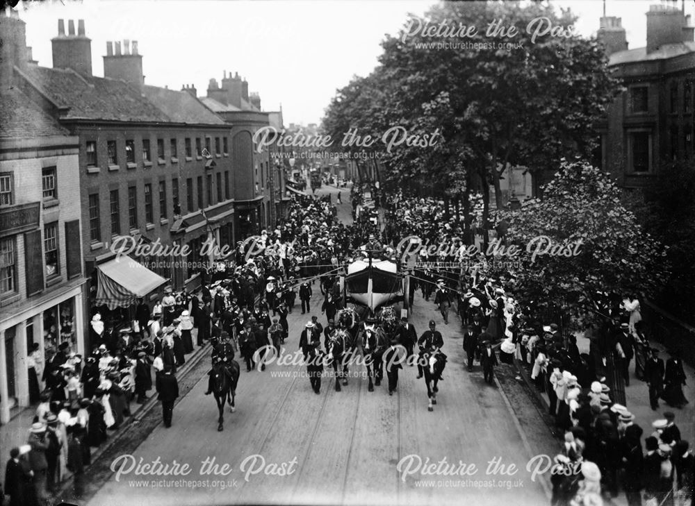 Derby lifeboat procession, 1905