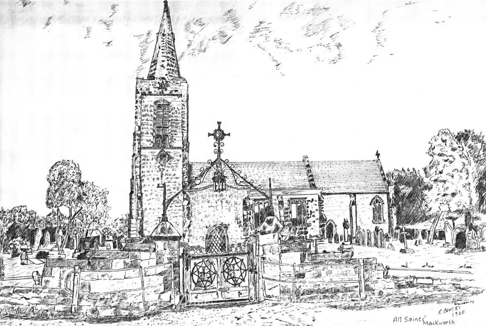 All Saints Church, Mackworth Village