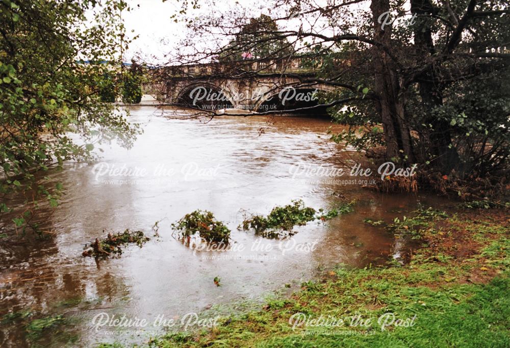 St Mary's Bridge during floods