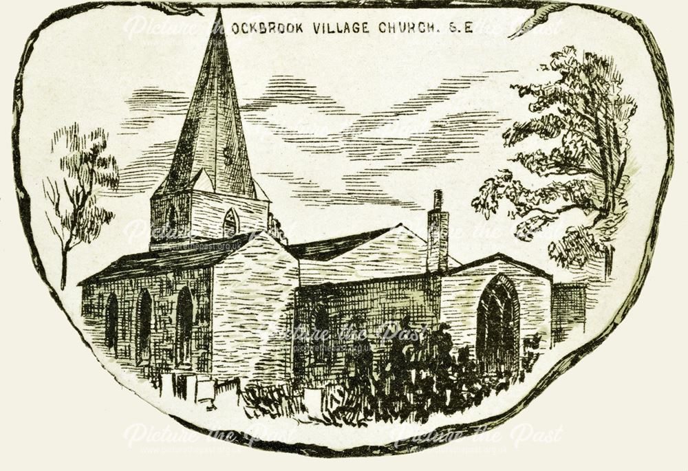 All Saints Church, Church Street, Ockbrook, c 1880s
