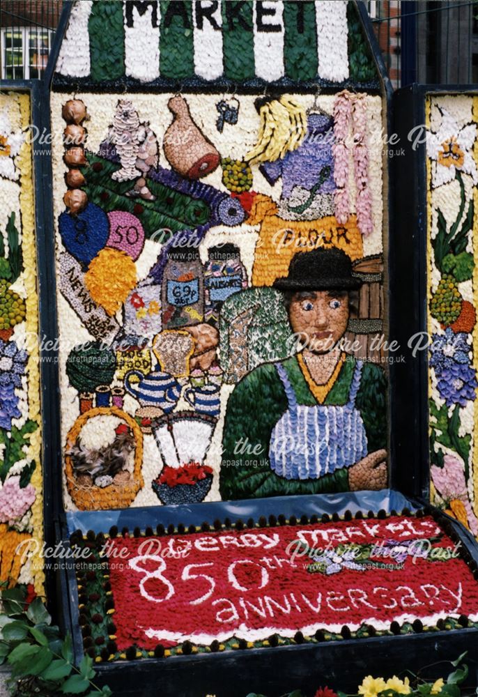 Well Dressing - 850th anniversary of Derby Markets