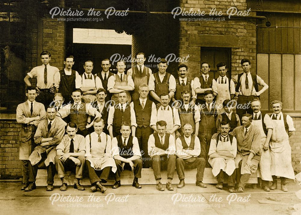 Wood Pattern shop, Ley's Malleable Casting, Colombo Street, Derby, c 1900