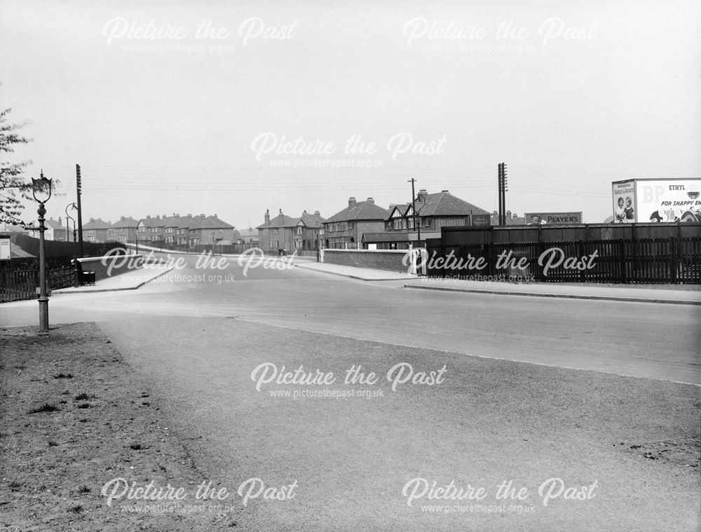 Osmaston Road bridge at Pear Tree and Normanton railway station