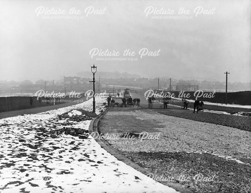 Osmaston Road and bridge widening near Pear Tree and Normanton railway station