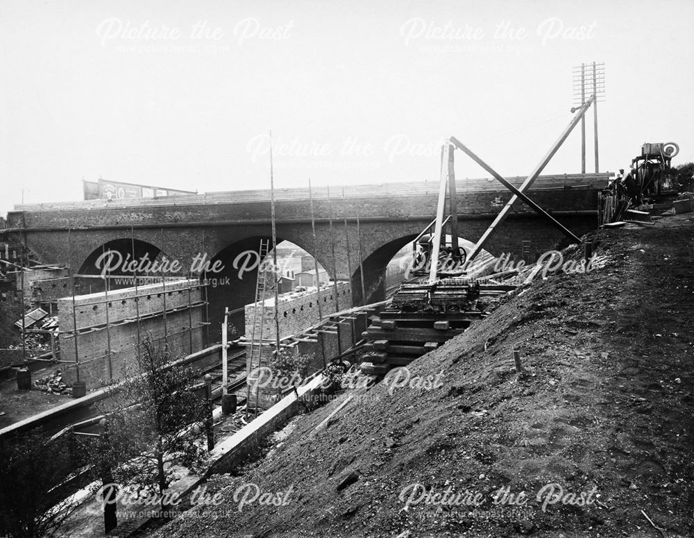 Osmaston Road bridge widening and Pear Tree and Normanton railway station platform