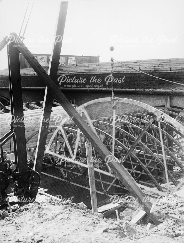 Osmaston Road bridge widening at Pear Tree and Normanton railway station