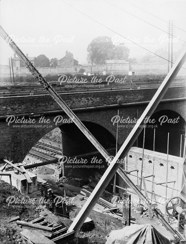 Osmaston Road bridge widening at Pear Tree and Normanton railway station