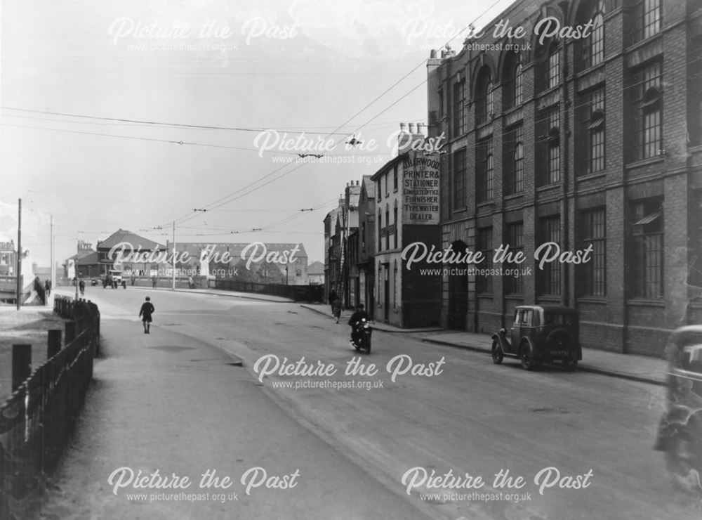 Derwent Street and the newly built Exeter Bridge