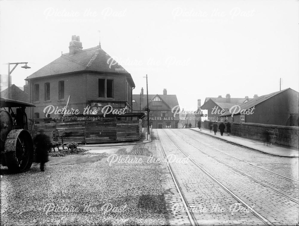 Derwent Street looking towards Nottingham Road prior to road widening